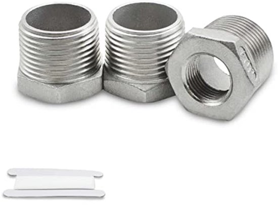 Reducción Bushing de 3/4 a 1/2 de acero electro galvanizado