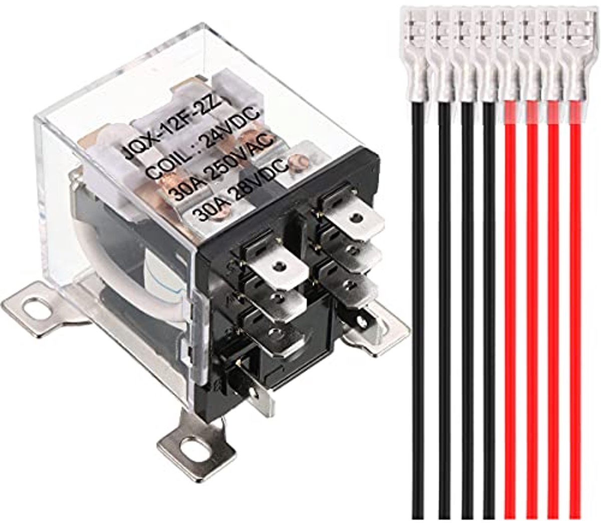Hoogvermogen DC 12V Relais DPDT 2NO 2NC - 8-pins Elektromagnetisch High Power Relay voor Automatische Systemen