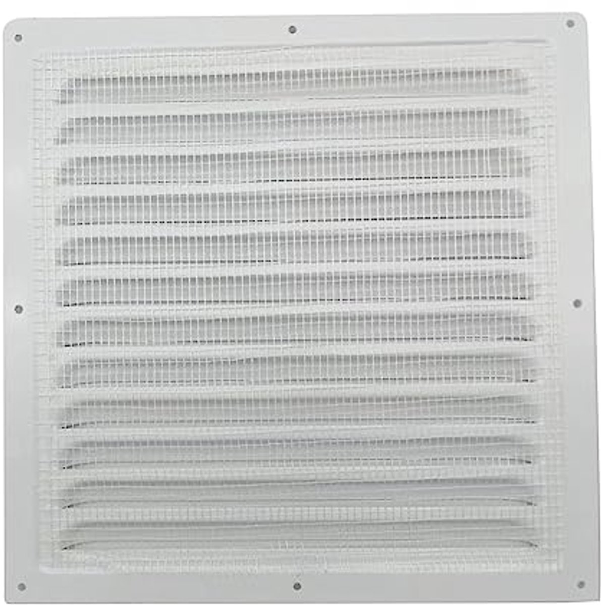 Vierkante ventilatierooster voor binnen en buiten, insectenwerende afdekking - 200 x 200 mm