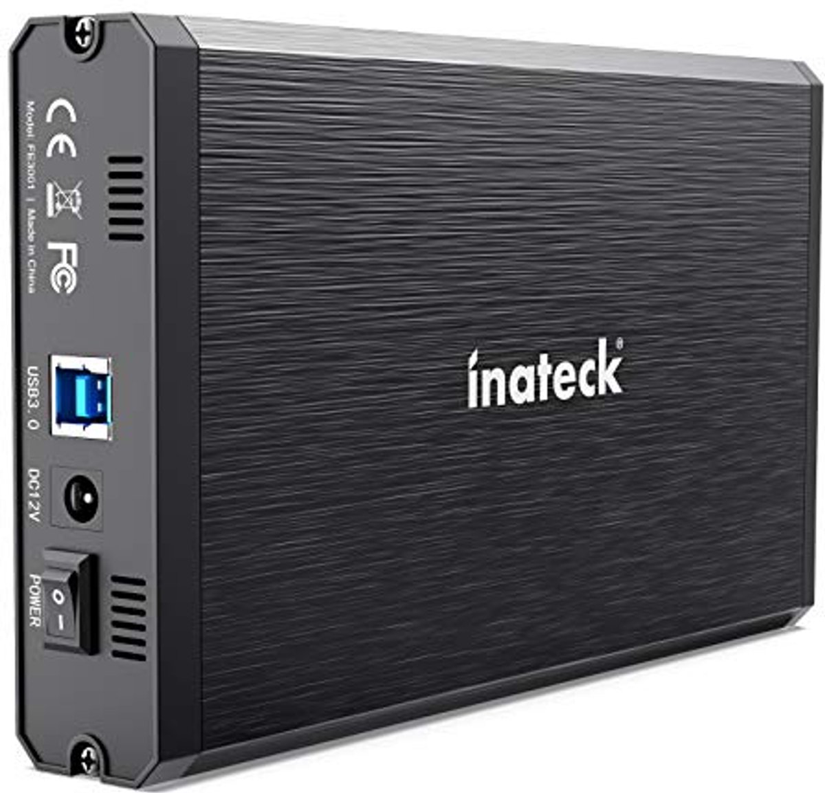 Externe Harde Schijf Behuizing 3,5 inch USB 3.0 van Aluminium voor Harde Schijf/SSD