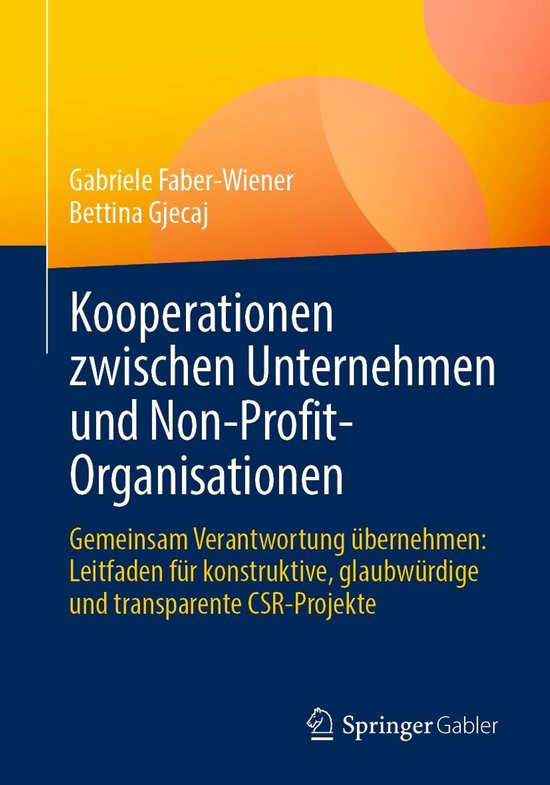 Kooperationen zwischen Unternehmen und Non-Profit-Organisati ... - cover