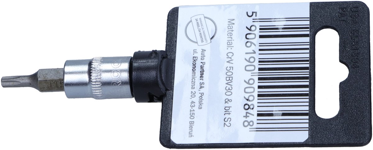ROOKS Torx Safe T15 inbussleutel 1/4" CrV50Bv30/S2