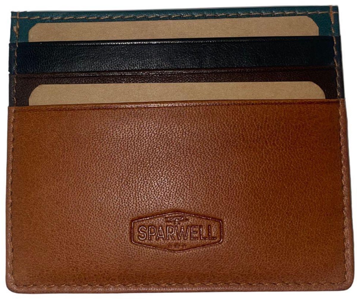 Sparwell - Leren Pashouder met RFID Protection