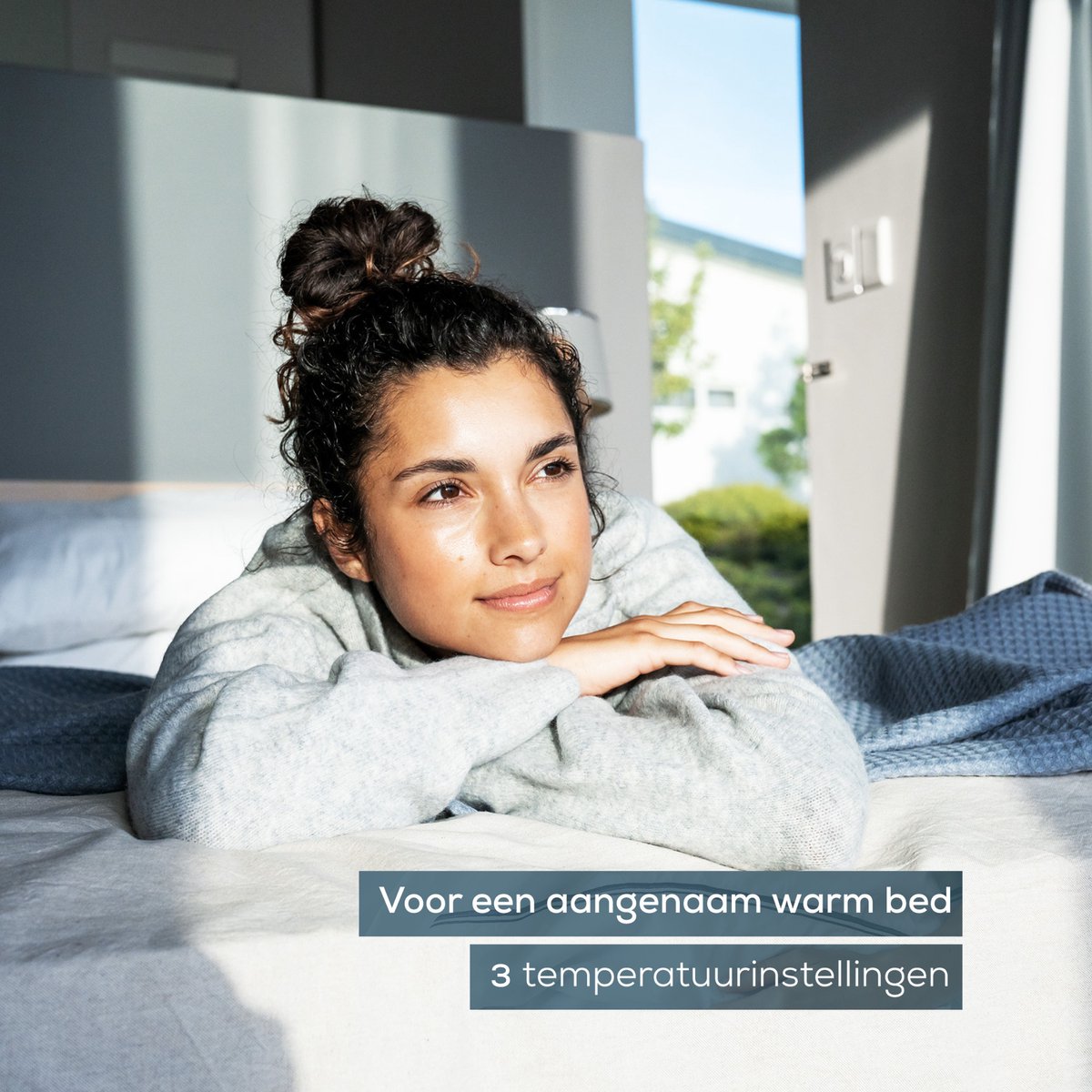 Beurer TS 23 Elektrische Deken 150x80 cm Wit/Print - afbeelding 3