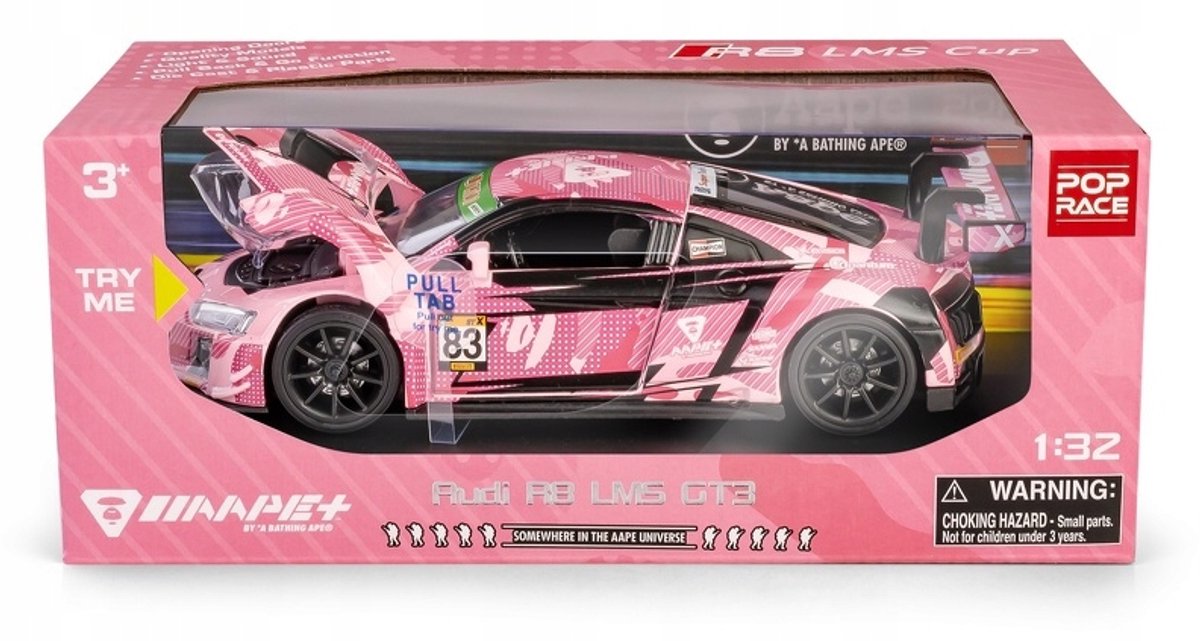 RMZ HOBBY Audi R8 LMS 1:32 (2015) - AAPE Roze