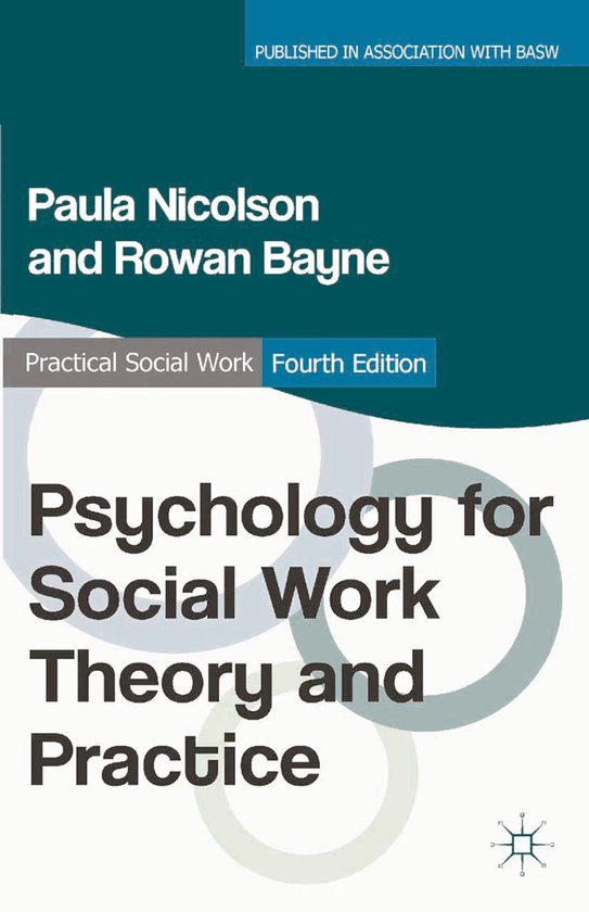 Practical Social Work Series - Psychology for Social Work Th ... - cover