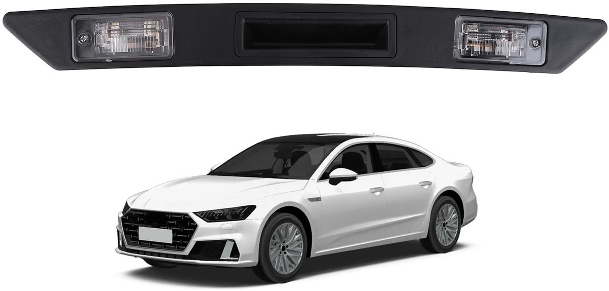 Griplijst Achterklep Kentekenplaat - Compatibel met Audi A3 8P, A4 B6/B7, A6 C6, Q7 - Hoogwaardig Materiaal