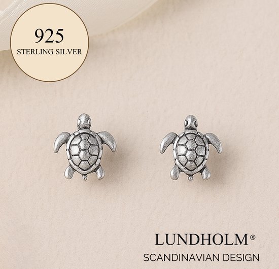 Boucles d'oreilles de Luxe Lundholm en Argent sterling 925 motif Luxe Filles - Design scandinave - Cadeau pour fille - Emballage de luxe