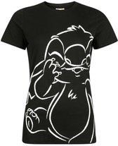 T-shirt femme Lilo & Stitch Heart Shine - noir - L