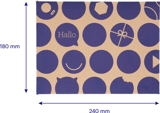 180x Bol.com enveloppen A5 formaat 180 x 240 mm - - Enveloppendoos