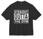 T-shirt imprimé gym - Oversize - 100 % coton - L