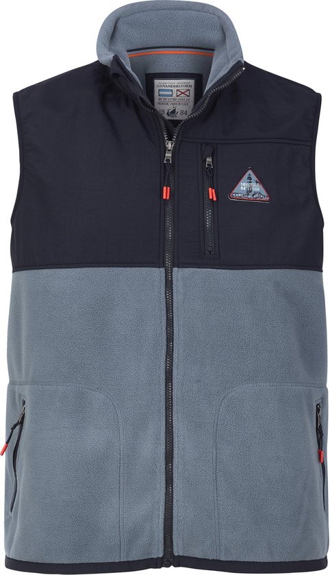 Bodywarmer ERKULF, donkerblauw | Happy Size