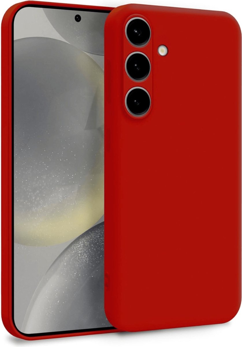 Casemania - Samsung S24 Plus/S25 Plus - Backcover – Siliconen - Rood