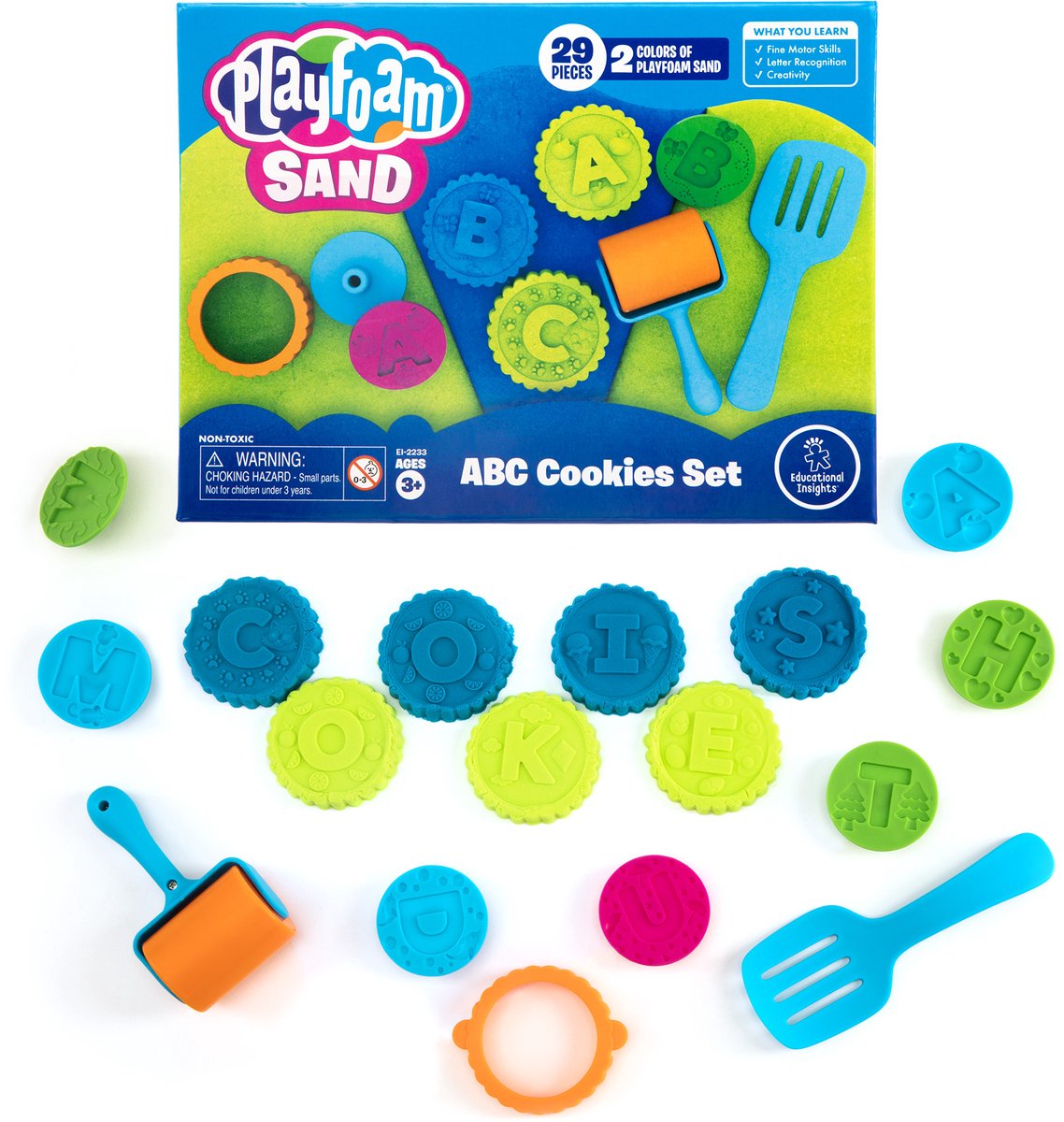 Learning Resources Playfoam® Zand - ABC Cookies Set - 3+
