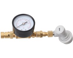 Beer Brew 0-15psi Verstelbare Overdrukventiel - CO2 Regulator met Manometer en Ball Lock Connector