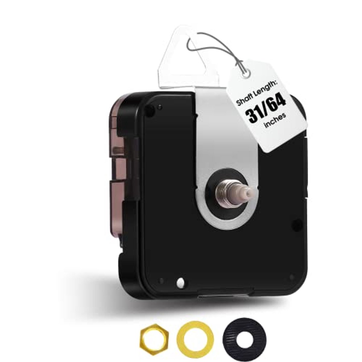 Stille Muur Klok Mechanisme 5-16 - 59-64 Inch Schachtlengte - Kwarts Batterij Voeding