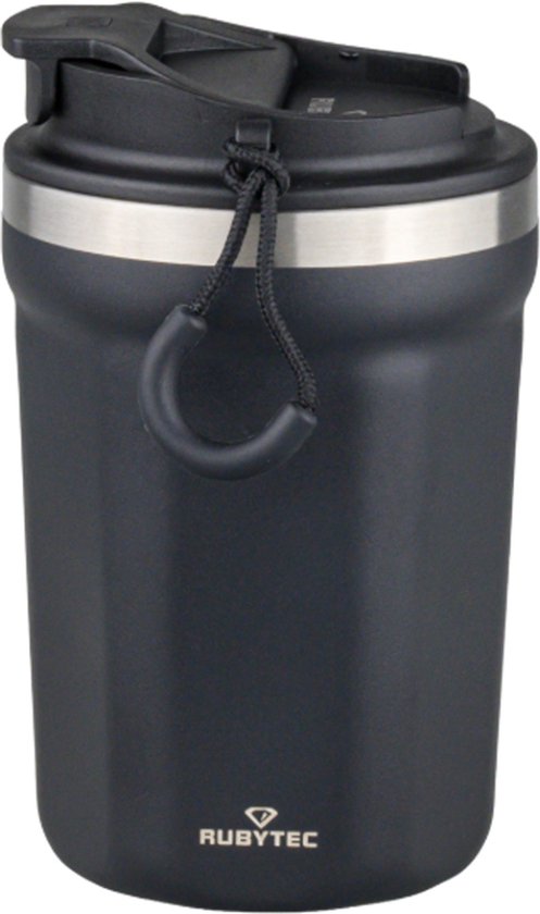 RCS gerecycled roestvrijstalen koffiebeker met kurk - Reisbekers
