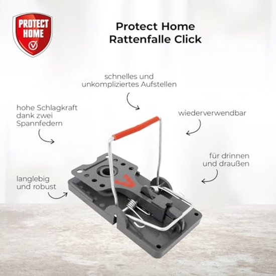 Effectieve Rattenval voor Gifvrije Bestrijding - 12 Stuks Innovatieve ...
