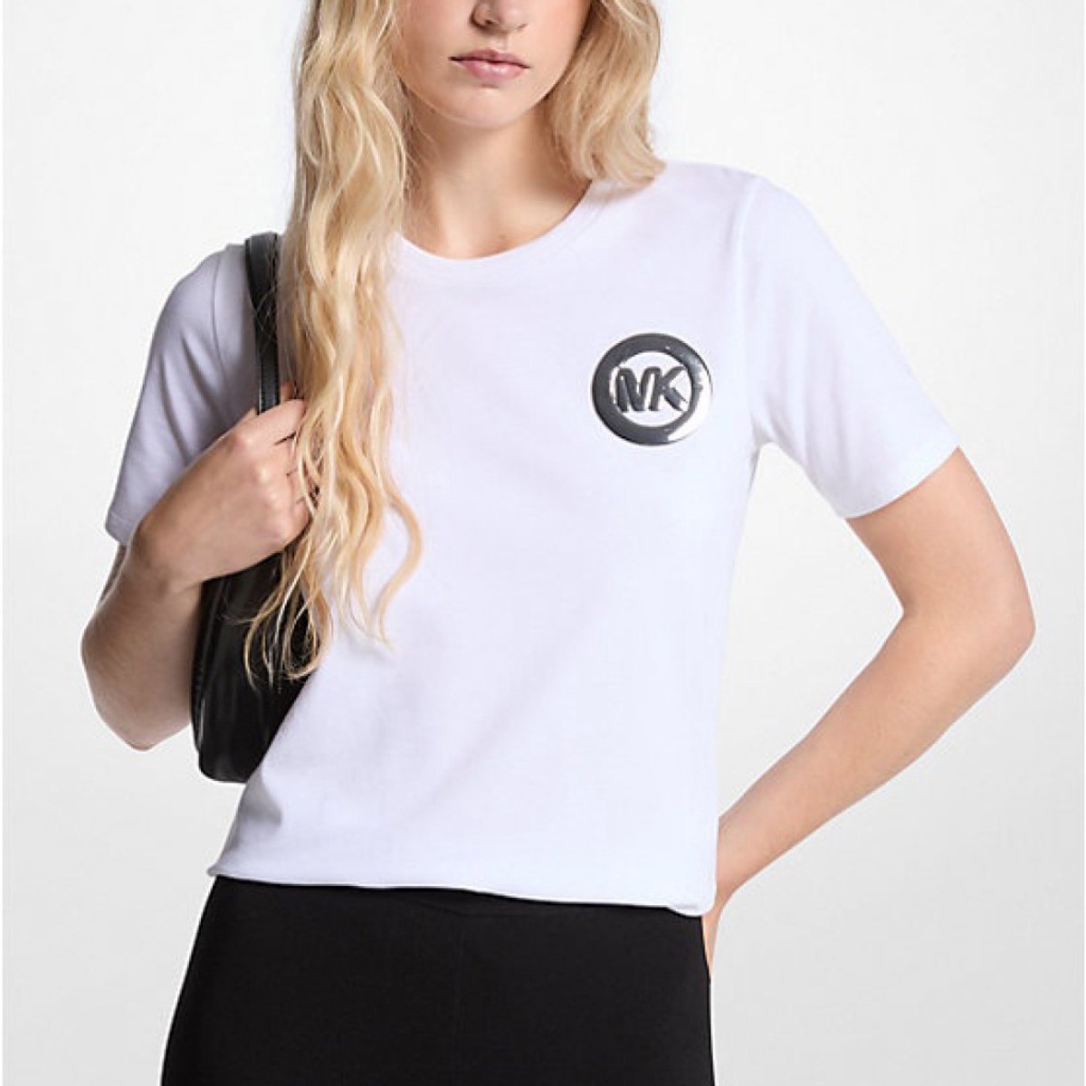MICHAEL KORS MK CHARM SMALL TEE Wit XS EU