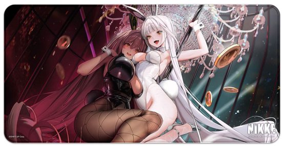 Goddess of Victory: Nikke XXL Mousepad Blanc & Noir