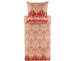 Beddengoedset Katoensatijn Rood 240x220 – Elegante Bedlinnen voor een Luxe Slaapervaring