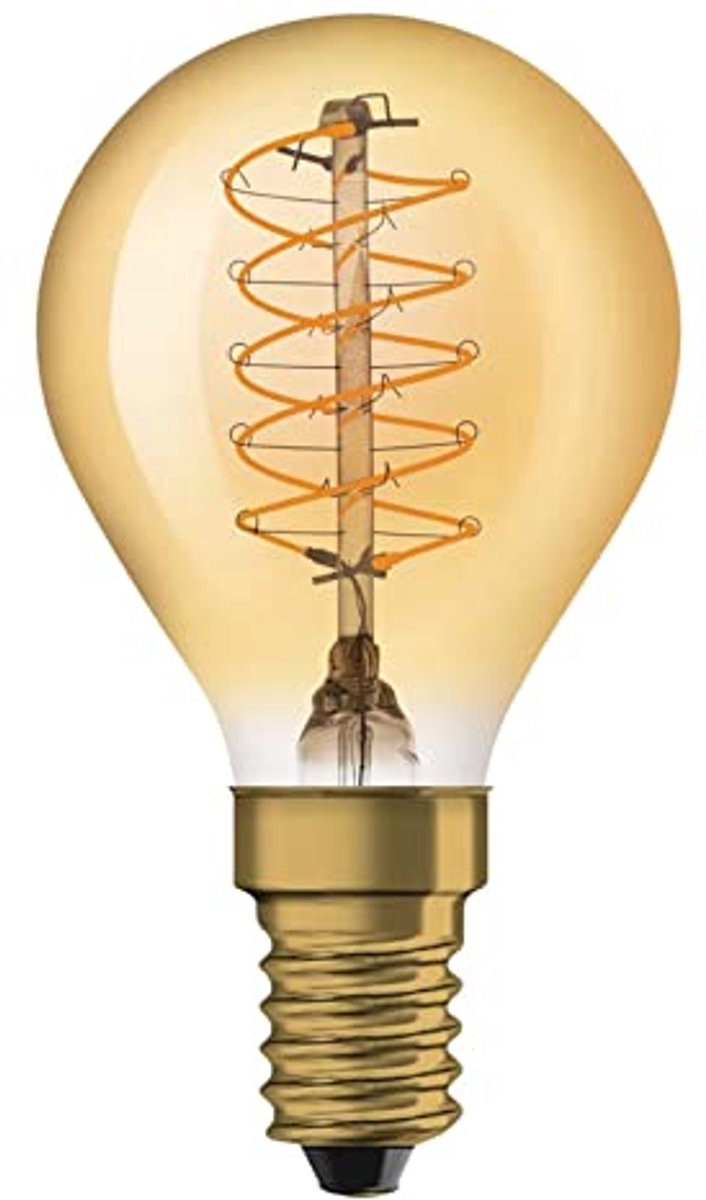 Vintage LED Lamp met Gouden Tint - 3.4W, 250lm
