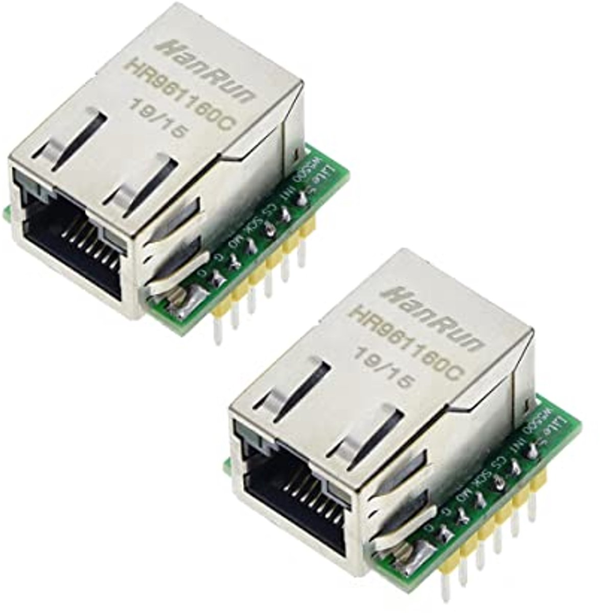 2 Stuks SPI naar LAN TCP IP Ethernet Netwerkmodule voor STM32