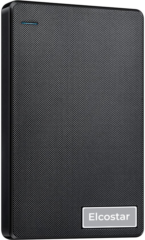 Elcostar Externe harde schijf 500 GB - HDD - Externe SSD - Harde schijf extern - Externe harde schijven - Geschikt voor Windows, Mac & Smartphone - Inclusief USB kabel