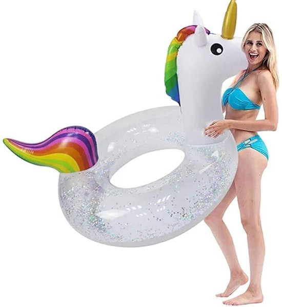 MoKo Opblaasbare zwemring in bootvorm, 200 x 125 cm, opblaasbaar zwembadmatras met ijsbar en bekerhouder, lange zwembadstoel met kussen voor waterpark, strand, roze