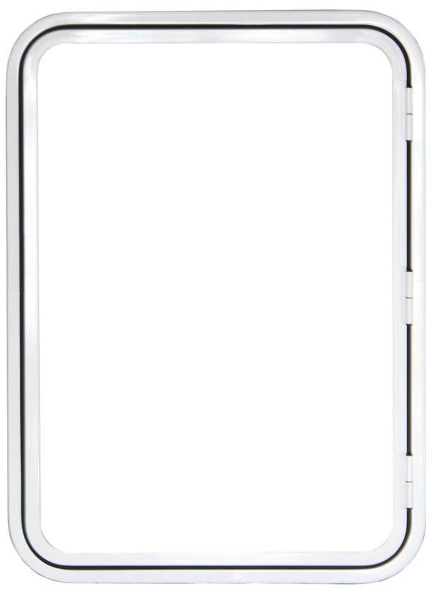 Serviceluik 650x900mm wit - rechts, zonder paneel