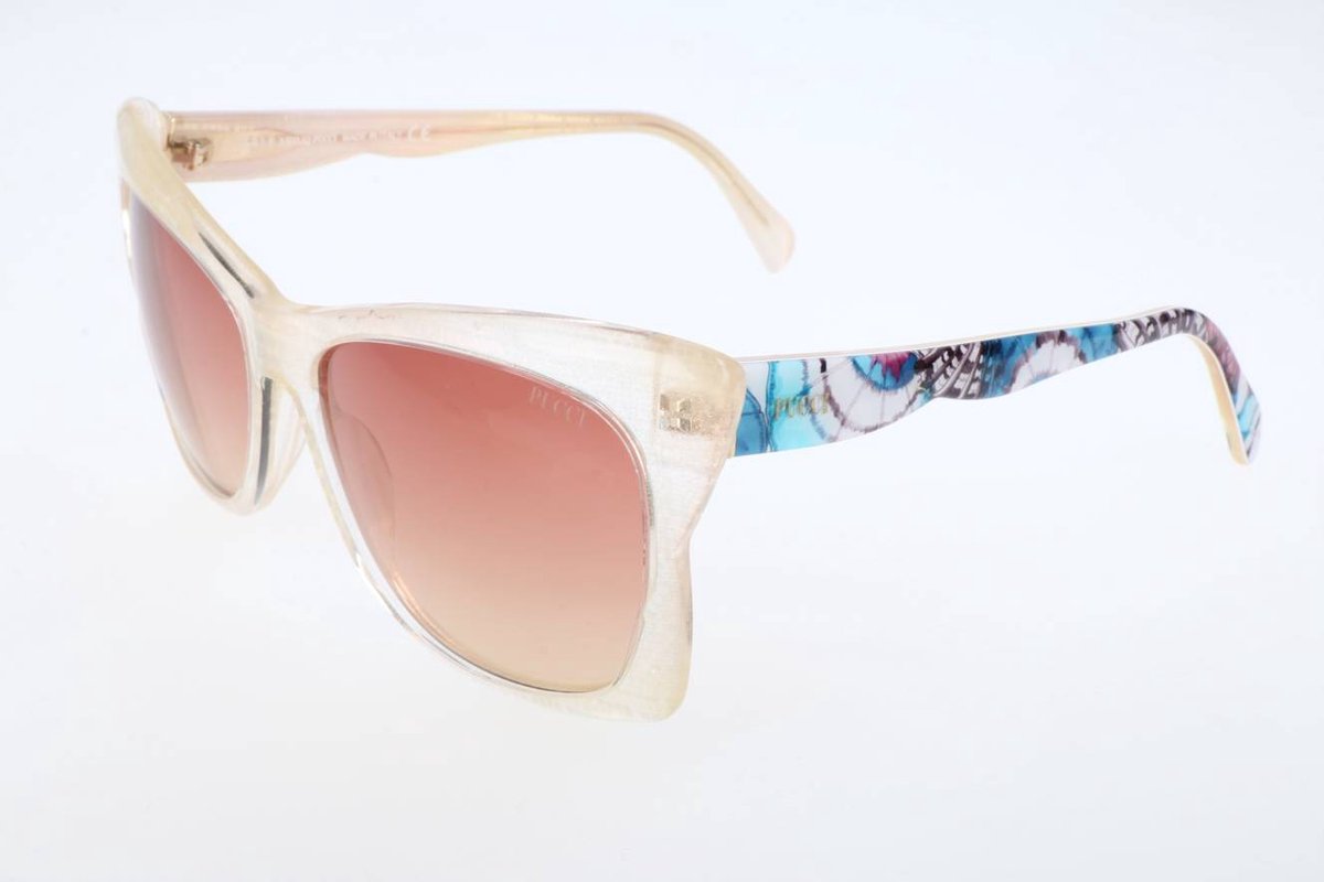 Pucci EP0050 25Z IVORY 59-16-140 Vrouw Zonnebrillen