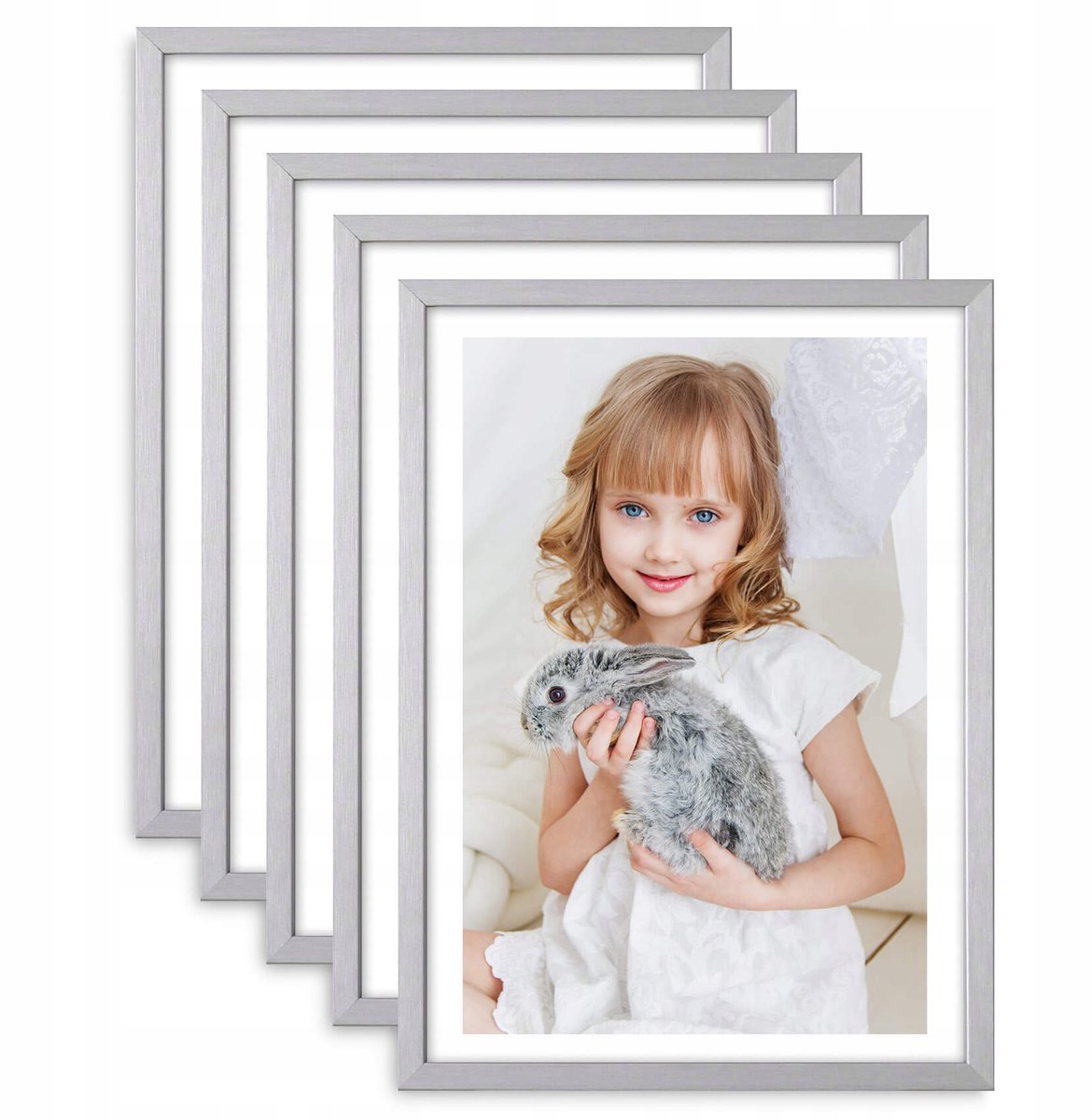5x Houten Fotolijsten Set 10x15 cm - Kwaliteit & Stijl