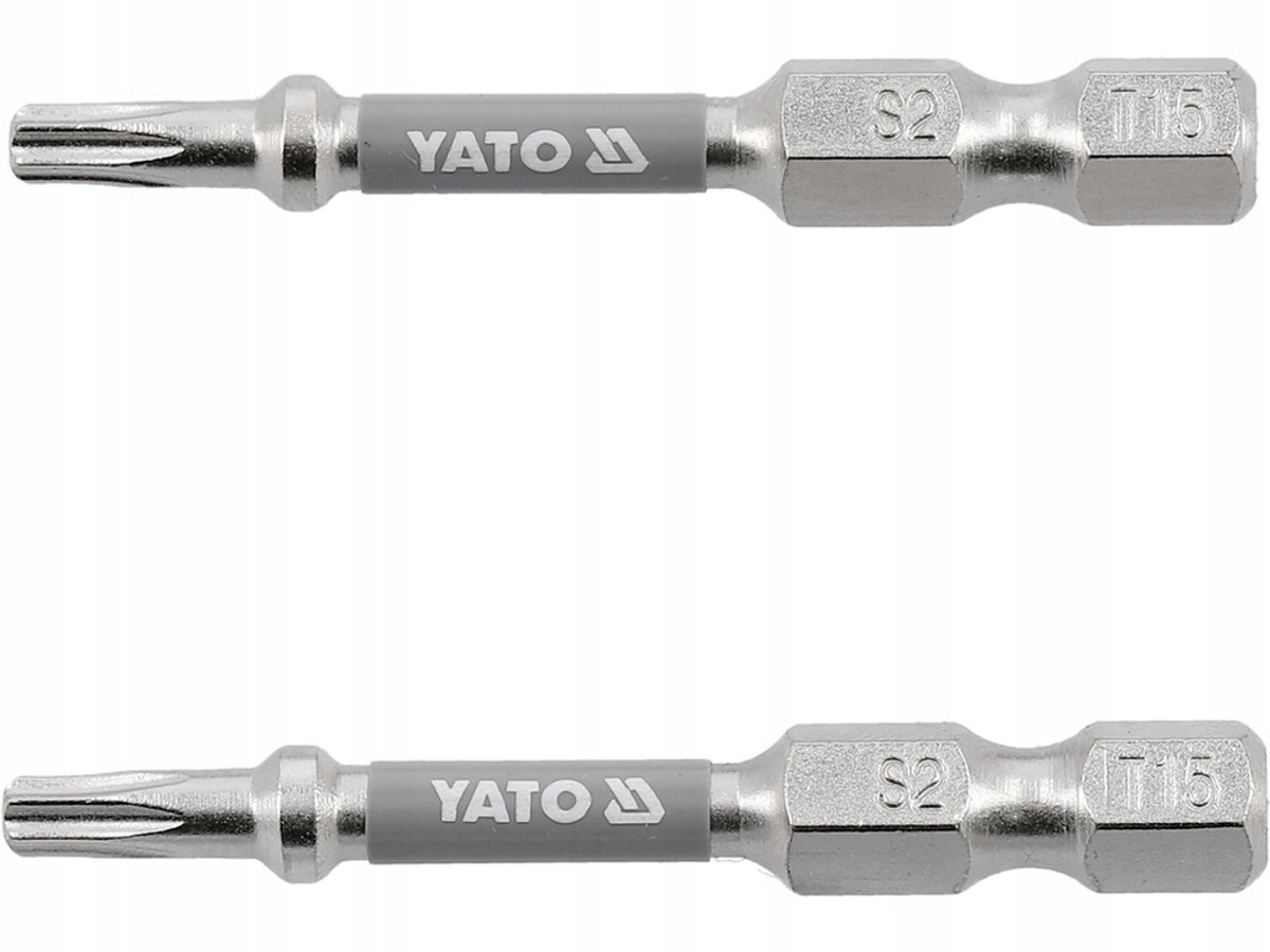 Yato Torx T15 Bits 50mm 1/4" Nikkel 2 Stuks