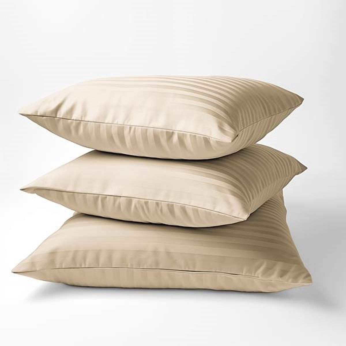 Detexpol Kussensloop Pure Zand Beige Katoen Satijn 40x40 cm