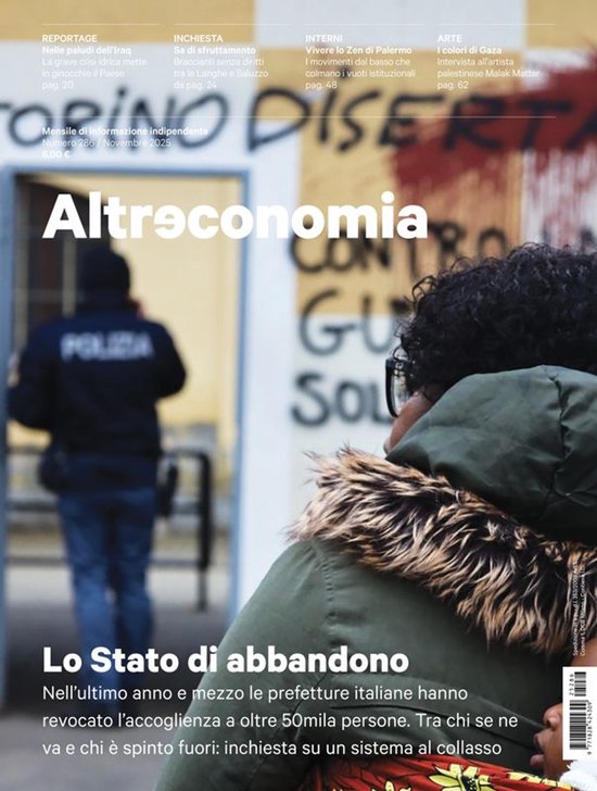 Altreconomia 286 - Novembre 2025 - cover