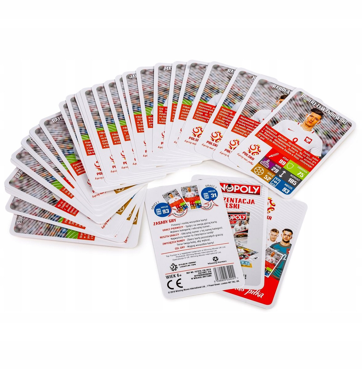 Top Trumps PZPN Kaartspel: Oranje Leeuwen - Voetbalfans!