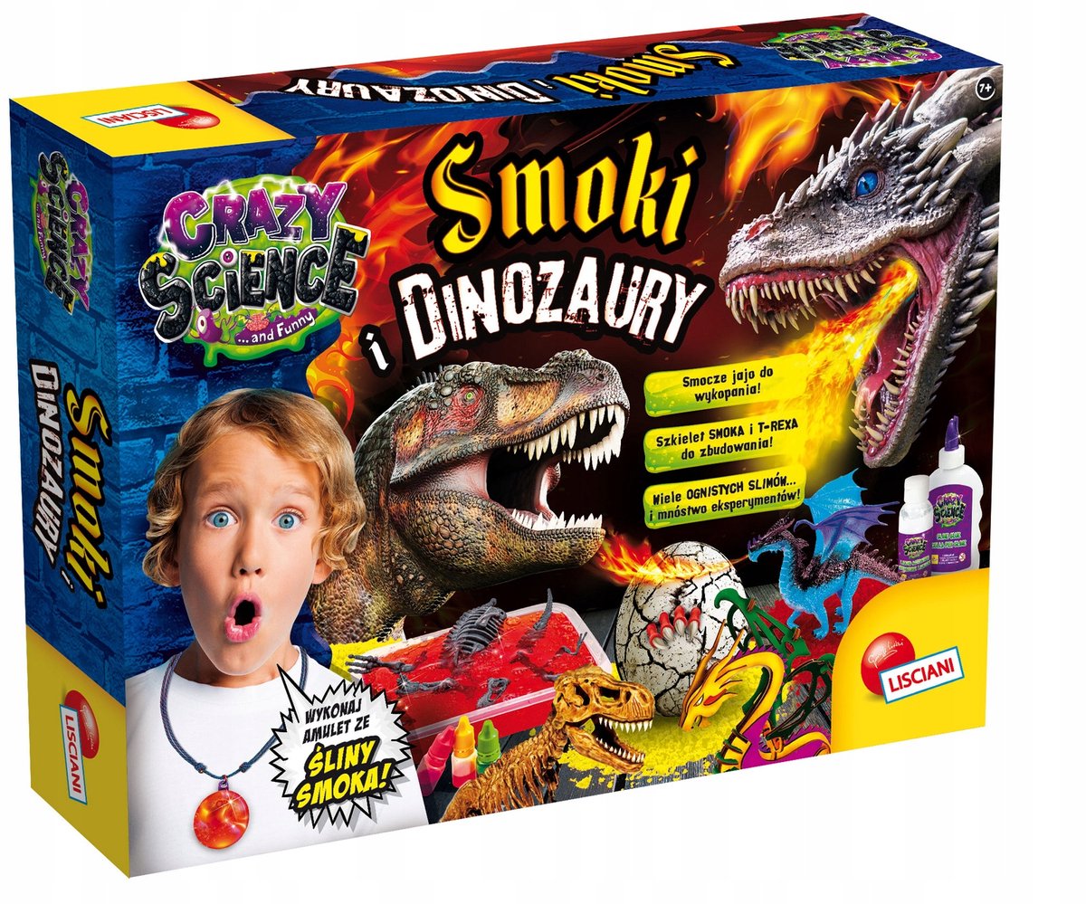 Lisciani Crazy Science: Draken & Dino's - Kleine archeologiekit