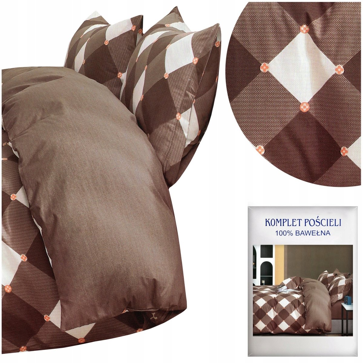Beddengoed 200x220cm Katoen Satijn 3-delig - Stijlvol Aida