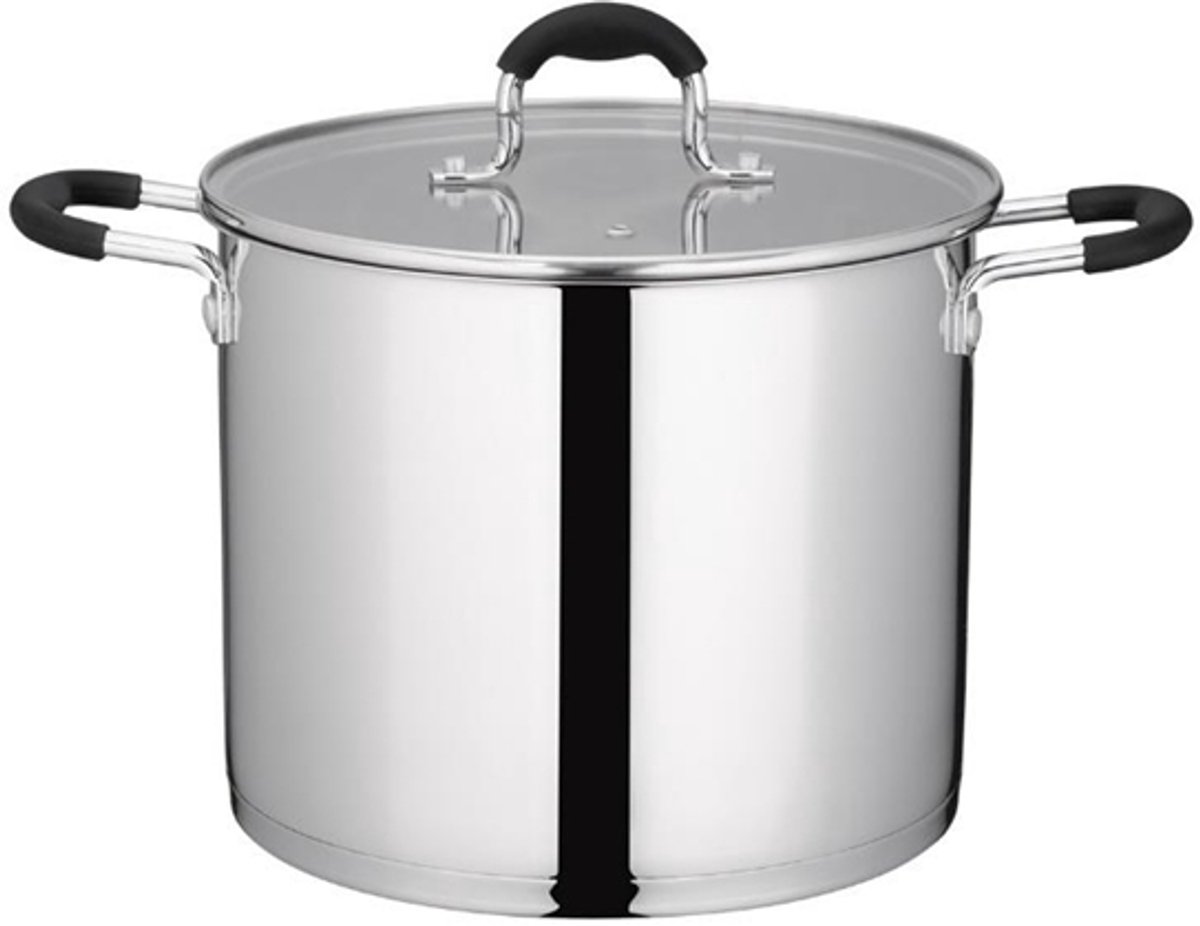 Rvs Kookpan Tower 28 cm 13L - Hoge Kwaliteit & Inductie