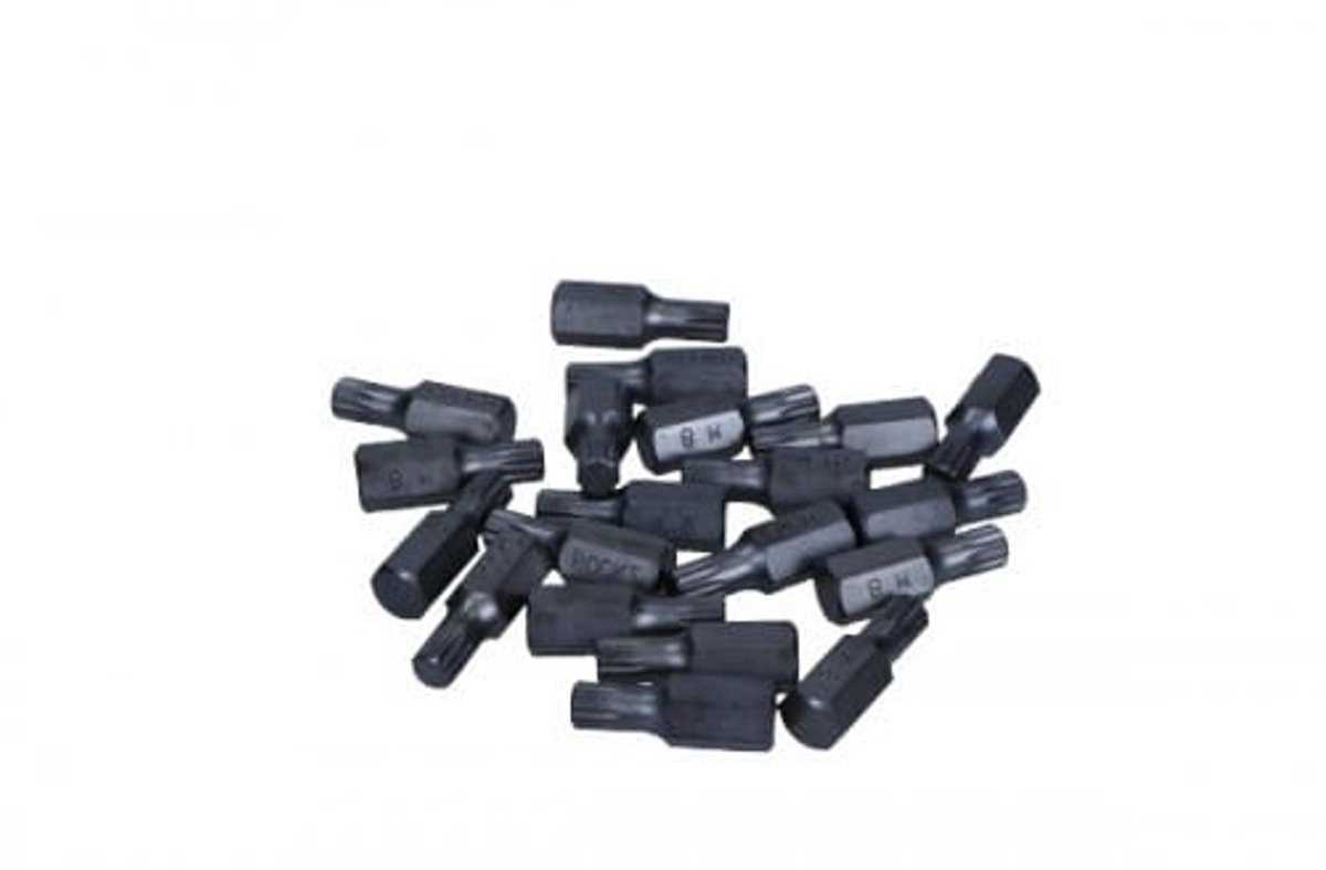 20x RIBE Bit M8 x 30mm 3/8" S2 Staal - Hoge Kwaliteit