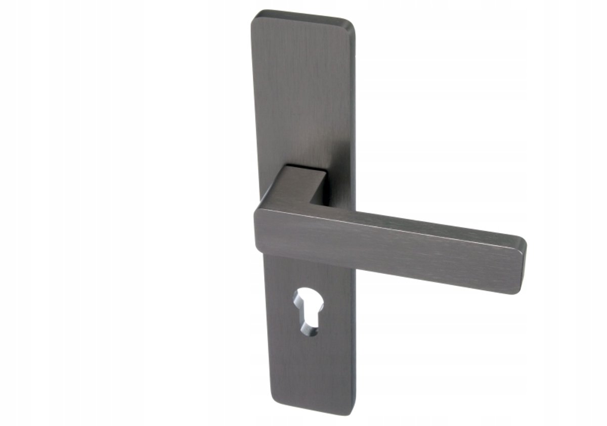 Deursluiting Warsow F6 Inox Geborsteld Aluminium 92mm