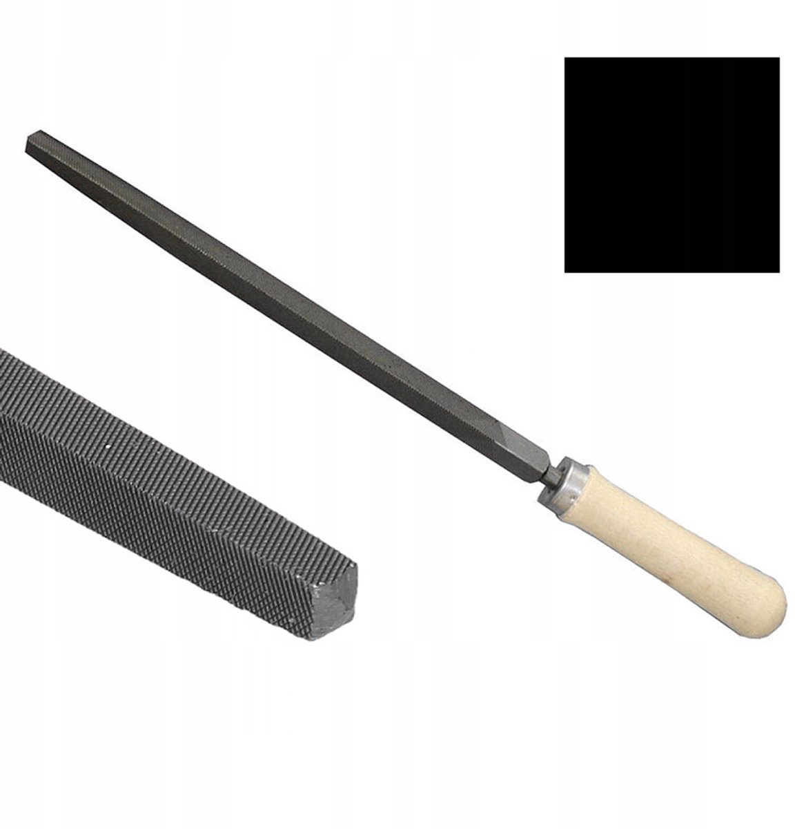Pilarmet Metaalvijl Vierkant 200mm Fijne Snede 3