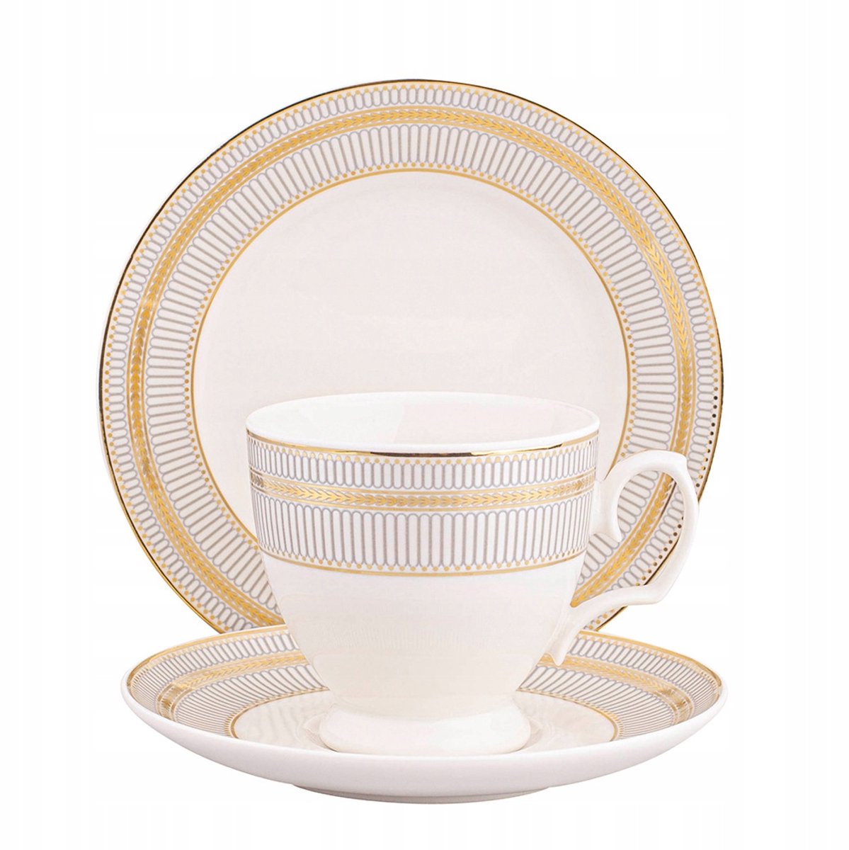 MariaPaula Astoria Koffieservies 18 Delig - Ecru Klassiek