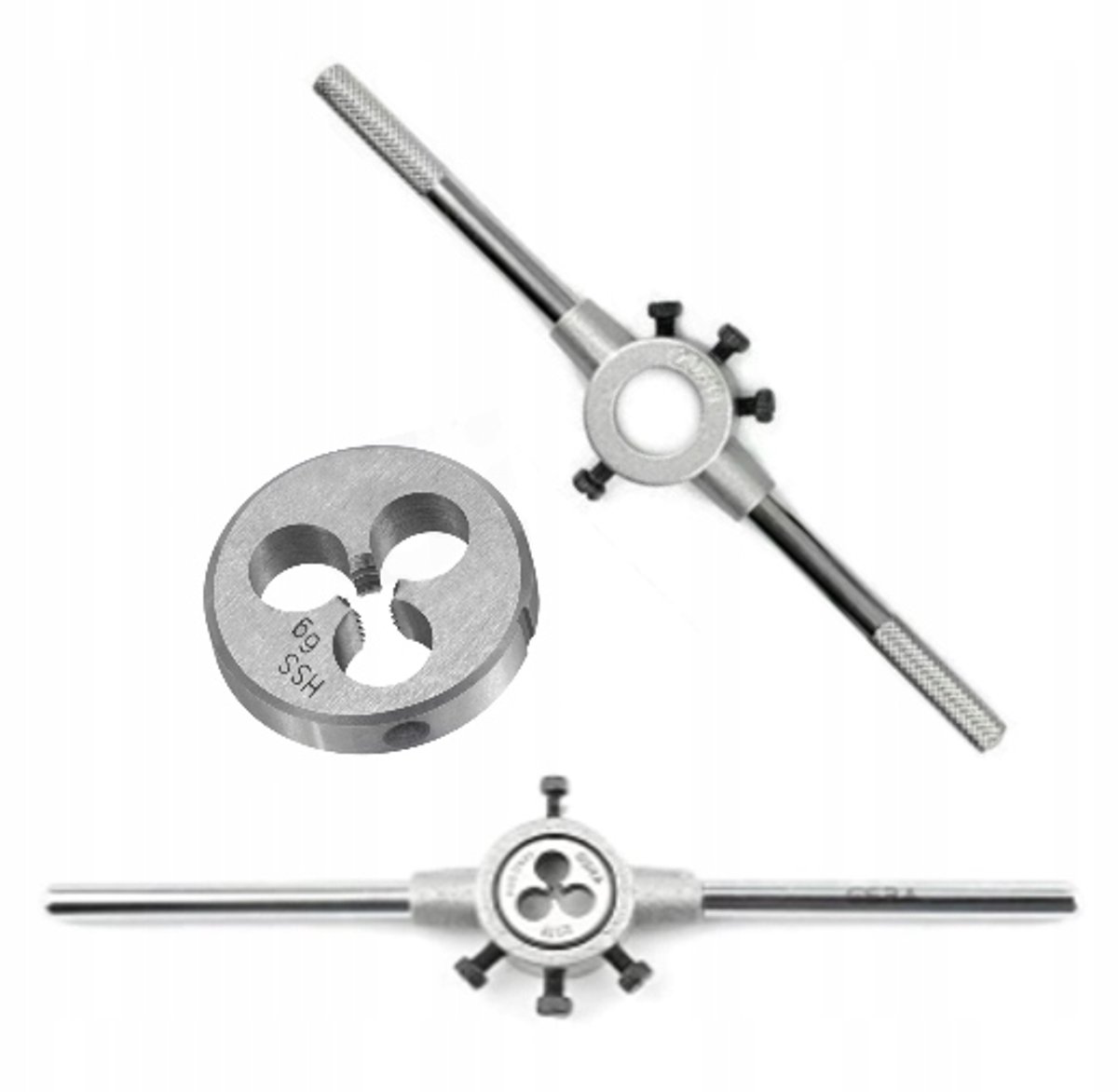 HSS Draadsnijder M5x0,80mm + Houderset