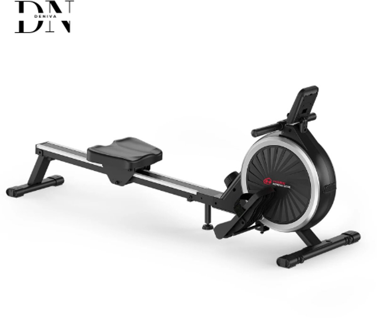 Deniva - Roeitrainers - Roeiapparaat - Professionele Magnetische Roeitrainer - 16 Weerstandsniveaus - Belastbaar 150KG -Voor Thuis - Deniva - €229,95