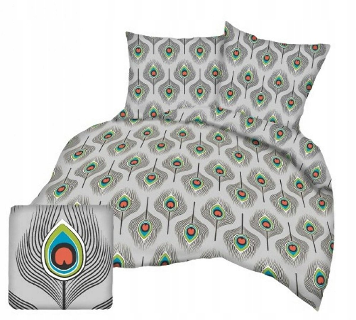 Kora Beddengoed 200x220 Grijs Pauwenoog 100% Katoen