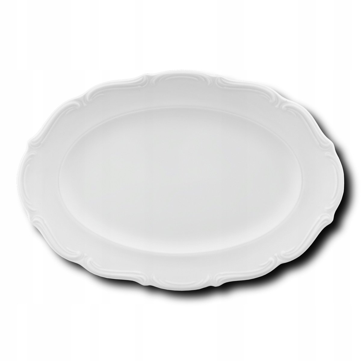 Chodzież Maria Teresa Ovale Schaal 28 cm Wit Porselein