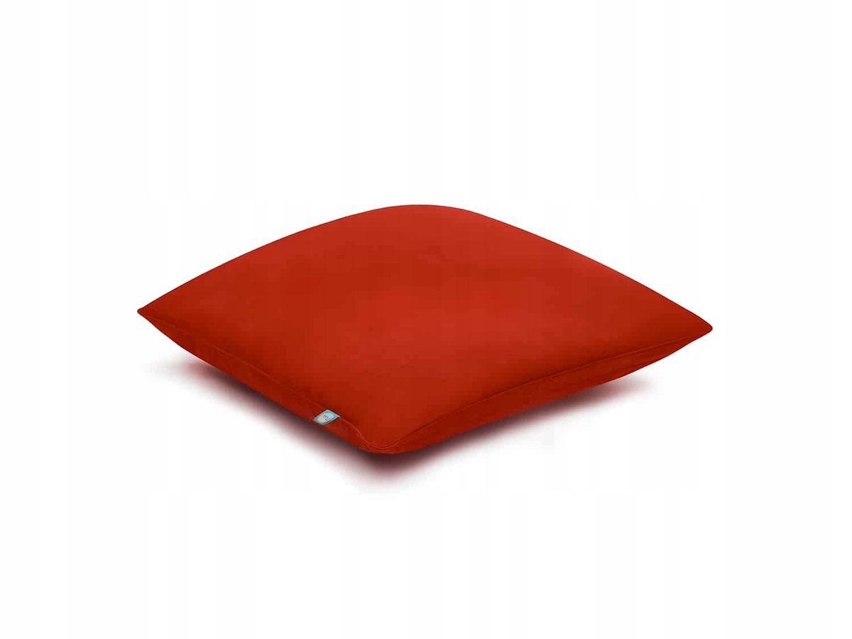 Basic Kussenhoes 40x40cm - Baksteen Rood Katoen met Rits