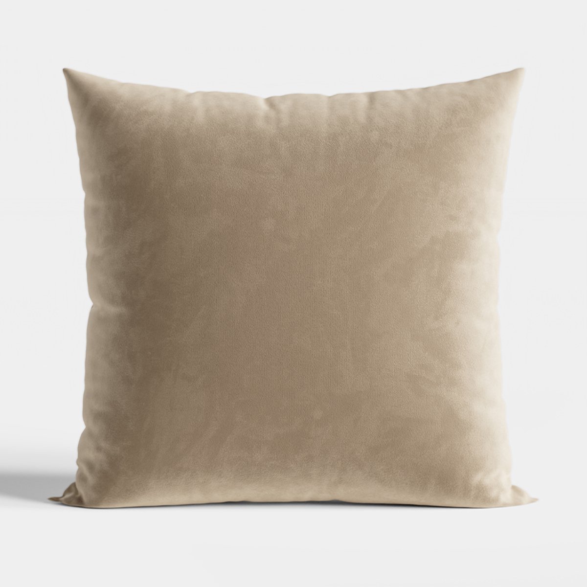 Decoratieve kussenhoezen 40x40cm Donkerbeige fluweel
