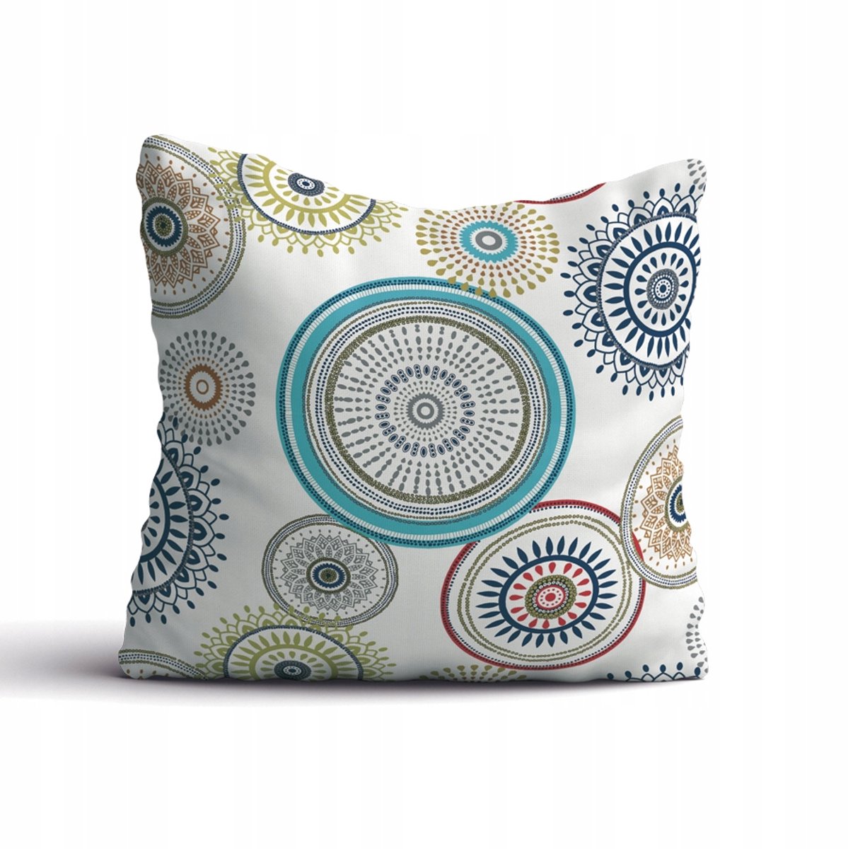 Katoenen Kussensloop 40x40cm met Cirkels - Nederlands Product